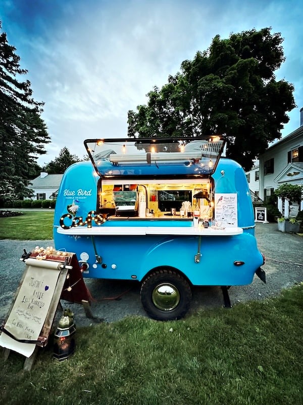 The camper as cafe, ready for service